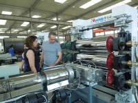 Máquina de colagem de linha de extrusão de mangas de 1600 mm Hdpe para encolhimento térmico