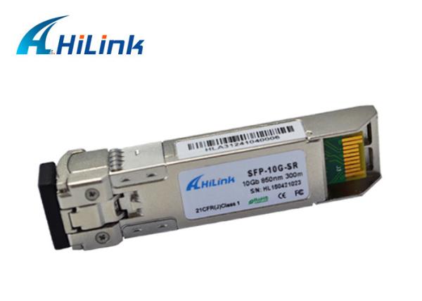 SÊNIOR frente e verso do módulo 850nm 300m 10Gb SFP+ do transceptor do conector SFP+ do LC