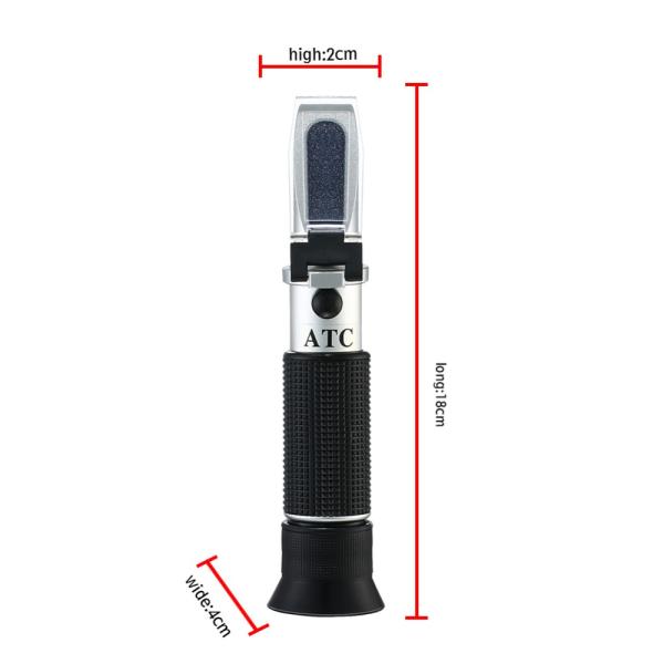 RSG-32ATC Beer Wort and Wine Refractometer,brewing refractometer 0-32 Dual Scale - Specific Gravity 1.000-1.120 and 0-32