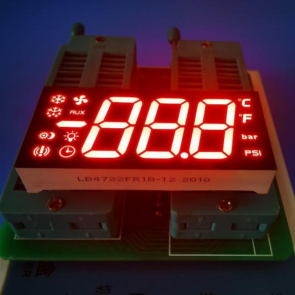 3桁の7セグメント 共同アノード 超明るい赤色 LED ディスプレイ 冷蔵制御パネル