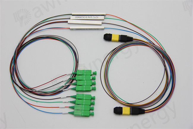 Splitter PLC MPO, splitter gpon Splitter оптического волокна MPO оптически