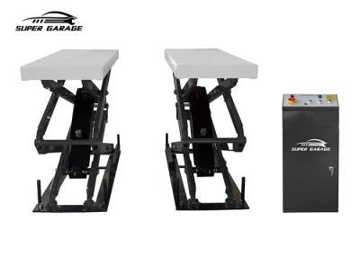 Pneumatic Release Car Lifting Equipment 330mm-2030mm Height3T Scissor Lift
