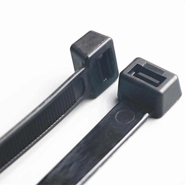PA66 10'' Black Nylon Cable Tie 5mm Soft Touch Low Profile Nylon Cable Tie