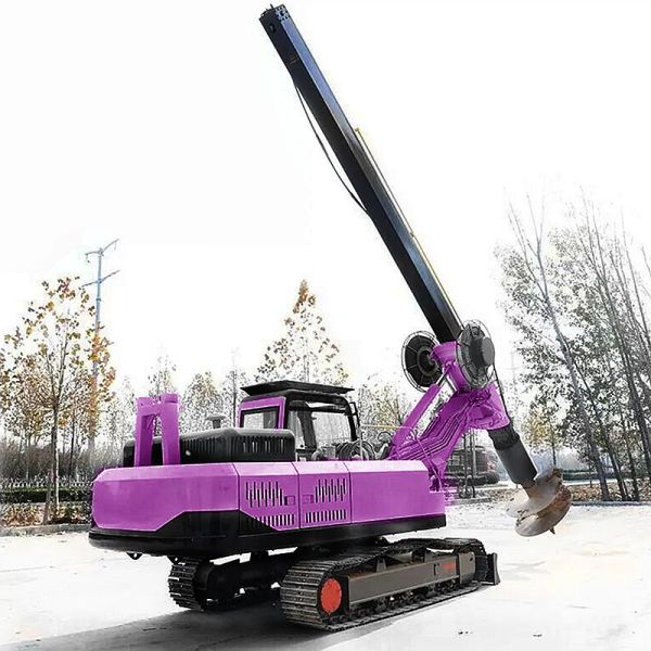 Rotary Piling Machine Building Infrastructure Construction Machinery Mobile Rotary Drilling Rig
