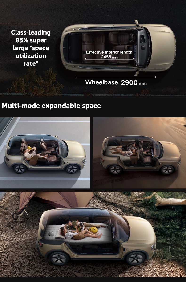 2025 Smart Elf 5 High-Speed 570km Pure Electric Range Lithium Battery Mid-size SUV