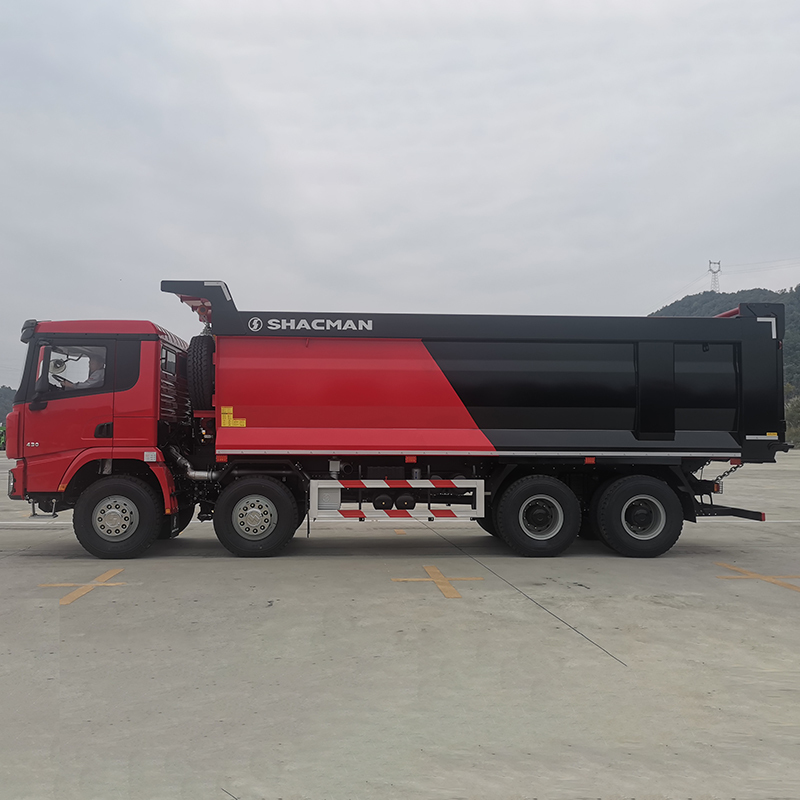 Shacman X3000 8X4 Dump Truck 430HP 12 Wheel Configuration for Mining Construction