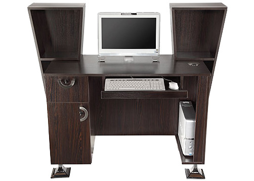 Commercial Barber Shop Reception Desk Cash Station With Acrylic Decoration