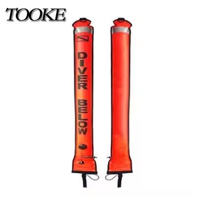 120CM Nylon Floating Scuba Inflatable Signal Tube For Underwater Emergency Signaling