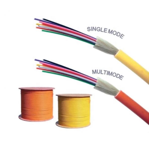 GJFJV Simplex Tight Buffer Multimode Fiber Optic Cable 10mm PVC / LSZH Sheath