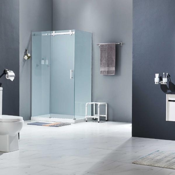 Luxury Bathroom Hardware Sets Brushed Square Washroom Modern Bathroom Fittings