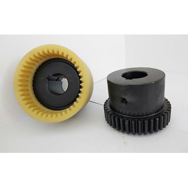 Plastic Nylon Flexible Curved Tooth Sleeve Gear Brake Drum Shaft Coupling