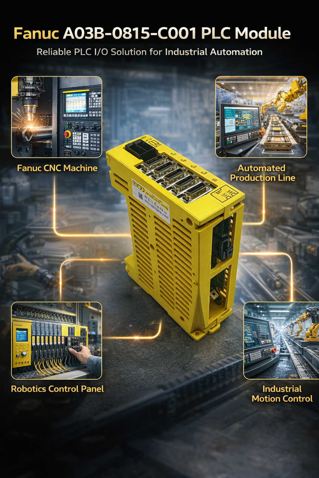 A03B-0815-C001 New In Stock Fanuc A03B0815C001 PLC Module