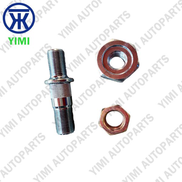 ISUZU NPR Wheel Bolt 8-97017044-2 - M22 × 1.5 mm Thread, Zinc-Plated Corrosion Resistance, Grade 10.9 Medium-Carbon Steel