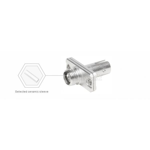 Fiber Optic Coupler FC-ST Simplex Metal Hybrid Adapter Female/Female for Data Center Telecom FTTX