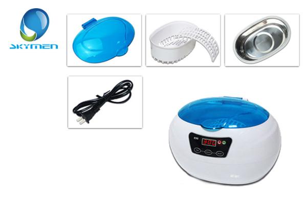 líquido de limpeza ultra-sônico da jóia do agregado familiar de 600ML 30Min 18cycles com a tela do diodo emissor de luz de Digitas