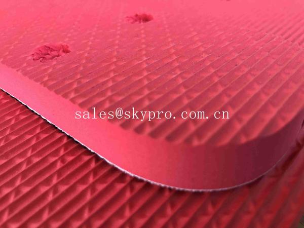 Red Humanized Design Rubber EVA Foam Sheet for Slipper Inner Sole Outsole Shoes Material