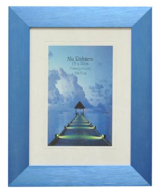 MDF retro feito sob encomenda cor preta/azul de Backbaord da moldura para retrato da decoração home
