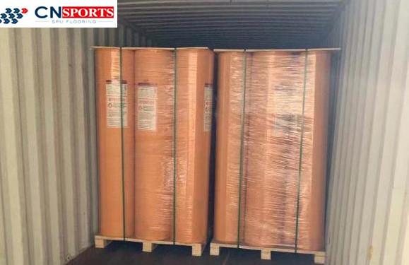 Waterproof PVC Badminton Flooring High Rebounce No Formaldehyde