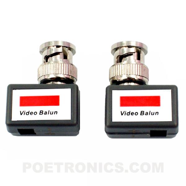 PVB-ET05 (400-600m) BNC Male to Screw Terminal CCTV Passive Video Balun transceiver