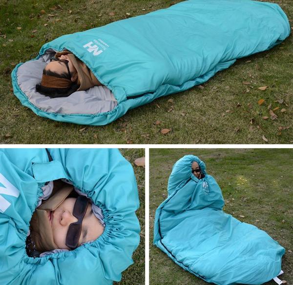 Custom Wearable Minion Camping Lightweight Sleeping Bags for Child / Girls / Adult
