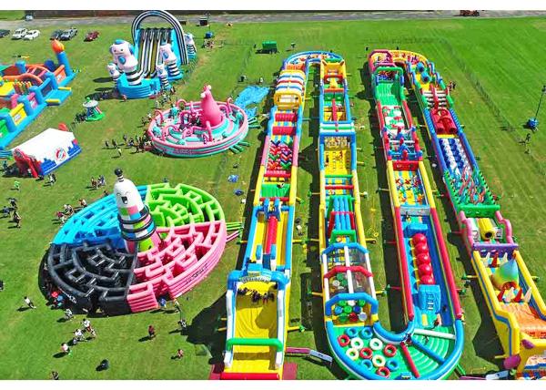 Sgs Certificated Inflatable Obstacle Course For Outdoor Event Promotion / Competition
