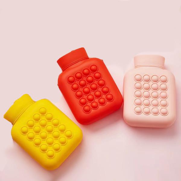 1 л бутылка с горячей водой для облегчения боли Без BPA и пищевого силикона