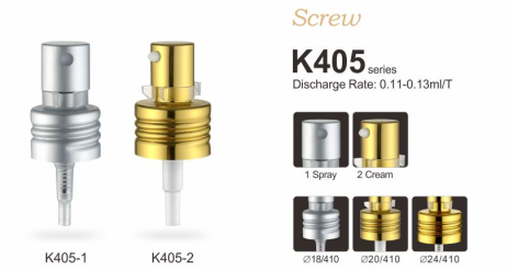 Насос брызг флакона духов спрейера K405-2 тумана прочного золота точный Nonspill