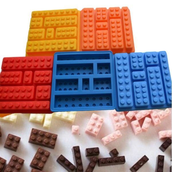 DIY Baking Tools Lego Brick Chocolate Mold Ice mold Kitchen Accessories Fondant Mold