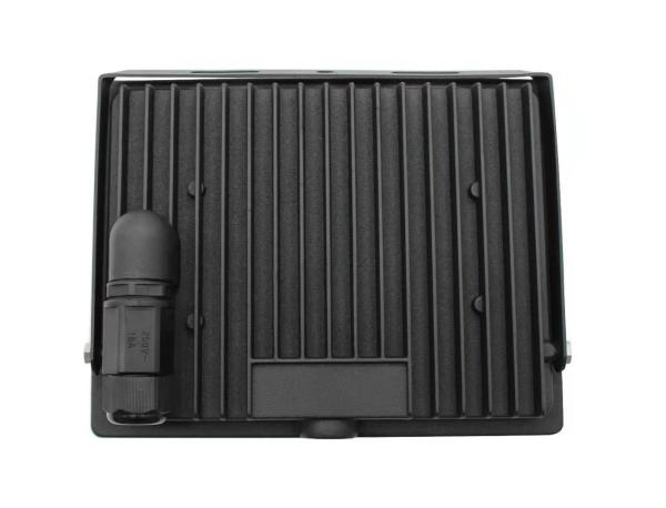 2550lm IP65 LED Flood Light 4000K 30W Black Outdoor Aluminum Diecast