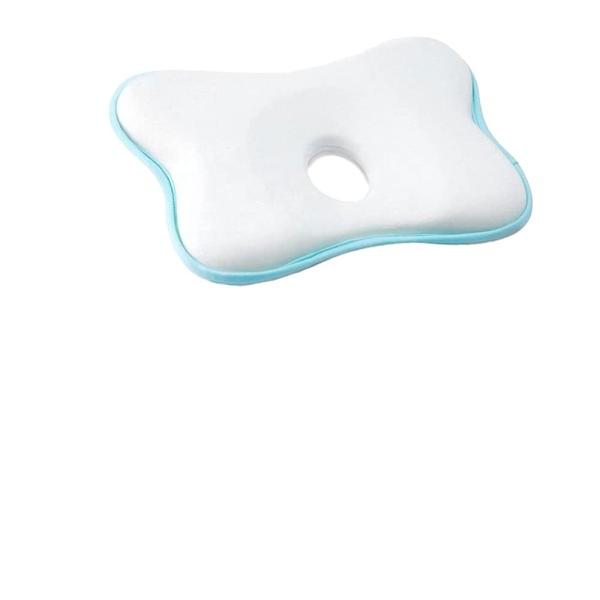 Jourm-Washable Butterfly Cotton Memory Foam Baby Infant Pillow with Breathable Fabric