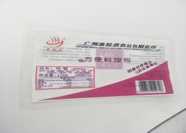 Moisture Resistant Sauce Pouch Packaging Colorful Strong Sealing Strength