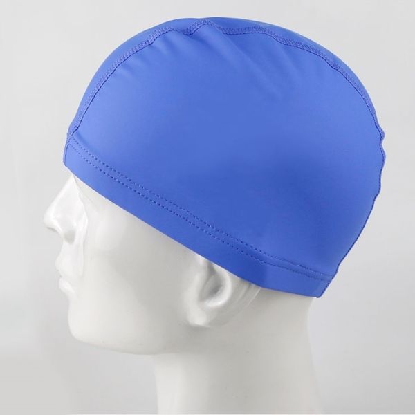 PU Coated Comfortable Swimming Cap For Diving And Water Sports