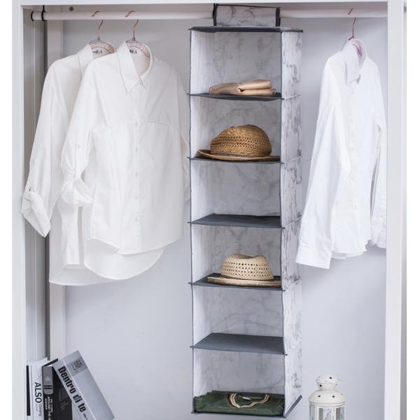 Мраморный организатор шкафа смертной казни через повешение полки свитера 6 печати