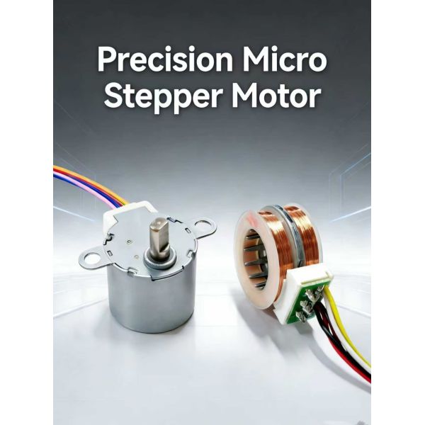 24BYJ48 Permanent Magnet Stepper Motor with 5.625°/64 Step Angle 12V/5V DC Voltage and Copper Coil for Air Conditioner Swing