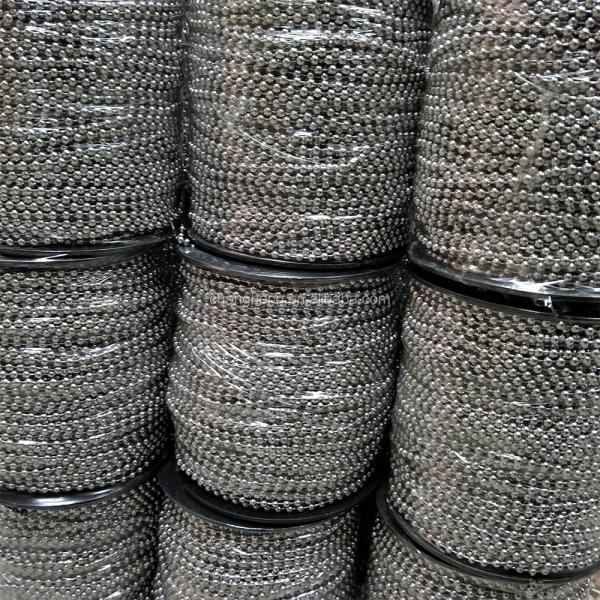 Школьная роликовая цепь с роликовой цепью 4,5-6 мм из нержавеющей стали для жалюзи