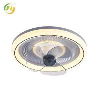 SENKAI Ventilador Lustreiro Escritório Doméstico 3 Lâmpadas Ventilador de teto LED Com Iluminação Ventilador de controle remoto Luz LED