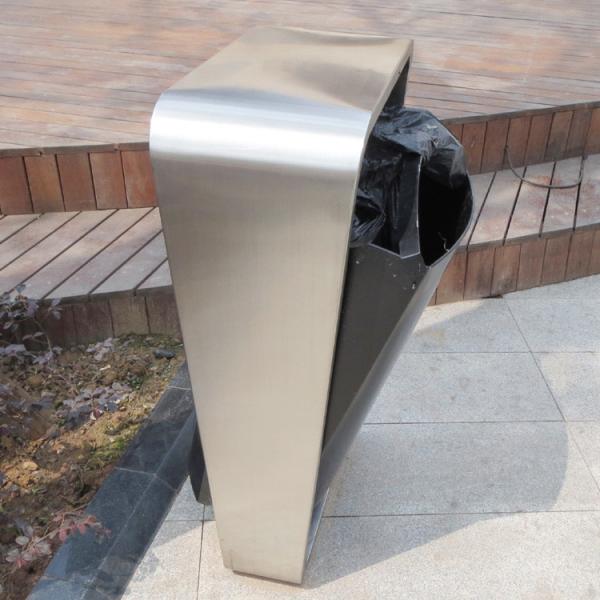 ISO14001 Certificate 590mm Length 32 Gallon Metal Trash Can