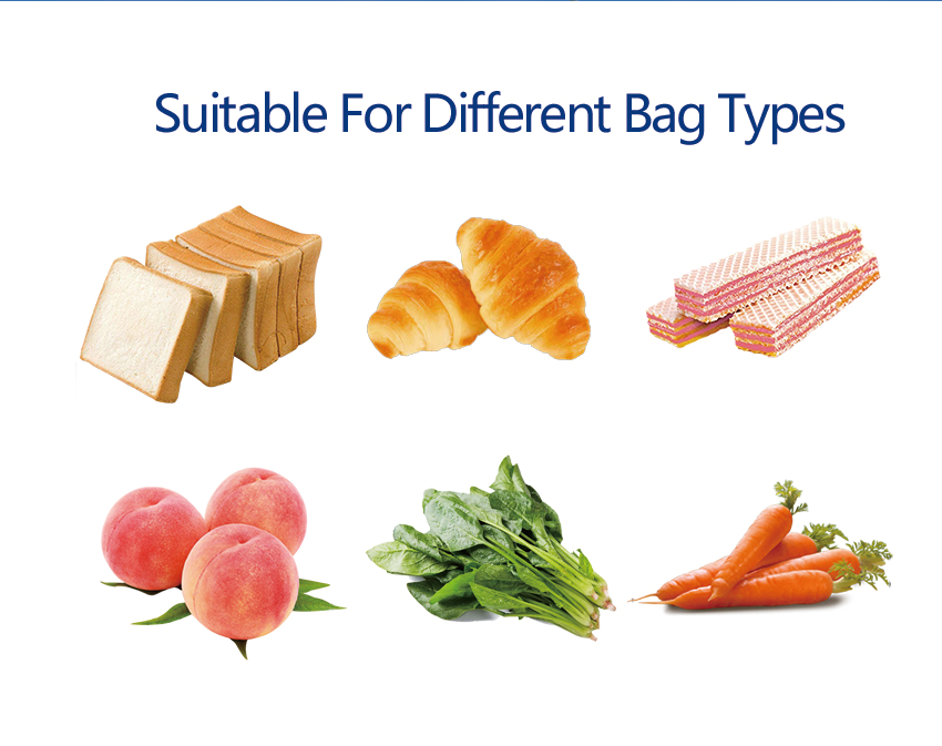 High Quality Durable Bread Baguette Croissant Bagel Pita Toast Sourdough Bread Cookie Donut Noodles Packaging Wrapper Machine