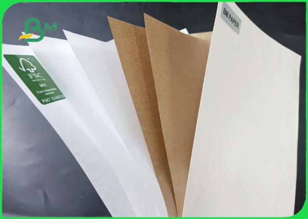 Um lado revestiu o papel revestido plástico de produto comestível 160gsm para o acondicionamento de alimentos