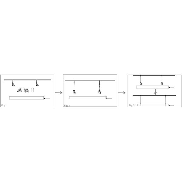 5ft 50W IP69K IK10 LED Tri Proof Light for Harsh Industrial Environments