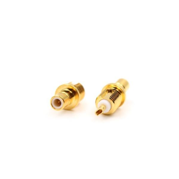 RF Coaxial Connector SMB Male Bulkhead Connector Terminal