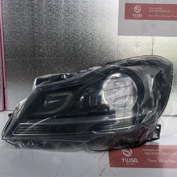 Xenon Headlight Assembly Replacement 2048203539 For Benz C Class 12-14  Grey Base