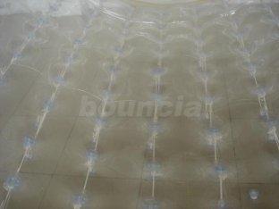 rolo inflável transparente material da água do PVC de 0.8mm/1.0mm