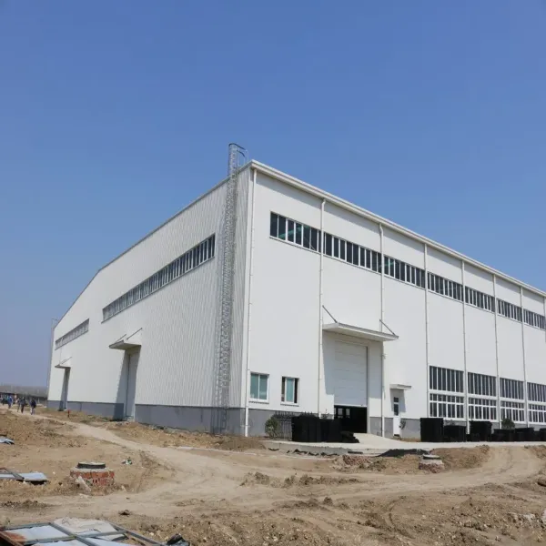 Prefabricated Steel Structure Industrial Workshop Building with CE Certificate, Customized Size, and Seismic Grade 8