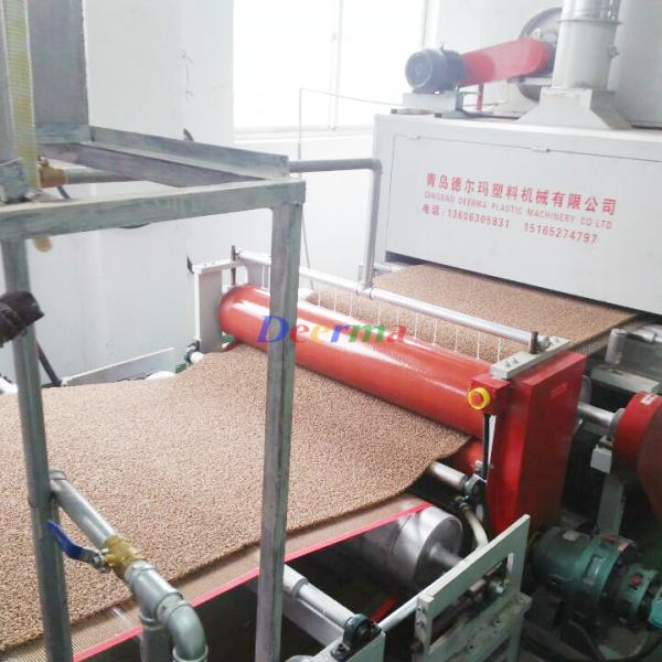 Single-screw PVC Coil Mat Extrusion Line for Double Color PVC Floor Mat Making Machine