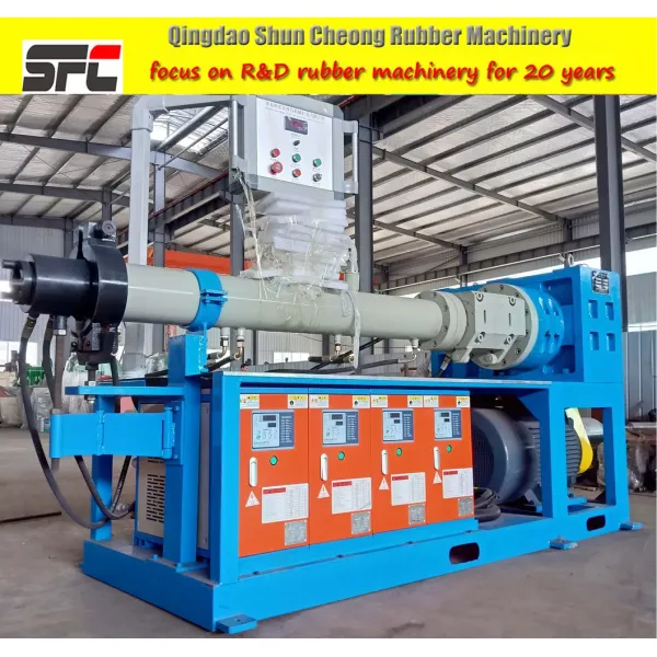 Degassing Cold Feed Rubber Extruder for Rubber Profile Production