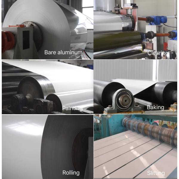 AA3003 1.00mm Espessura 131mm Larga Branca Pre-pintada bobina de alumínio Cor revestida de carta de canal bobina de alumínio para publicidade