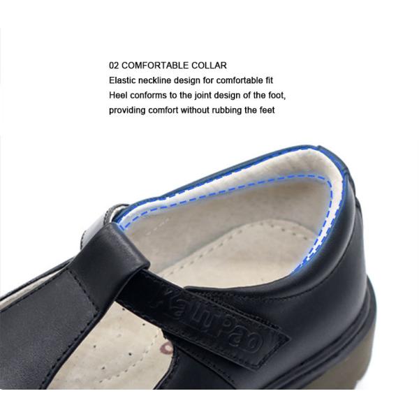 Dress Leather Shoes Girls Performance Shoes Non Slip Genuine Leather Soft JK Single Shoes