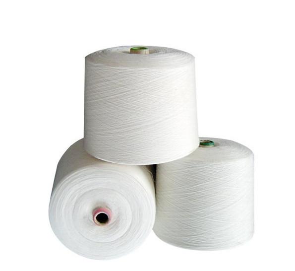 High Grade 100% Polyester Ring Spun Yarn 40/2, 60/2, 60/3 Raw White Thread