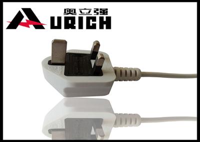 UK BS 1363 Plug 3 Prong TV Power Cord , Three Prong Appliance Cord For Laptop